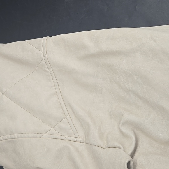 Pilcro Faux Leather Bomber Jacket XXS Flaw - Picture 14 of 14